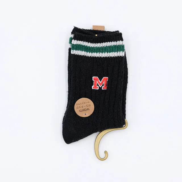 M College Socks