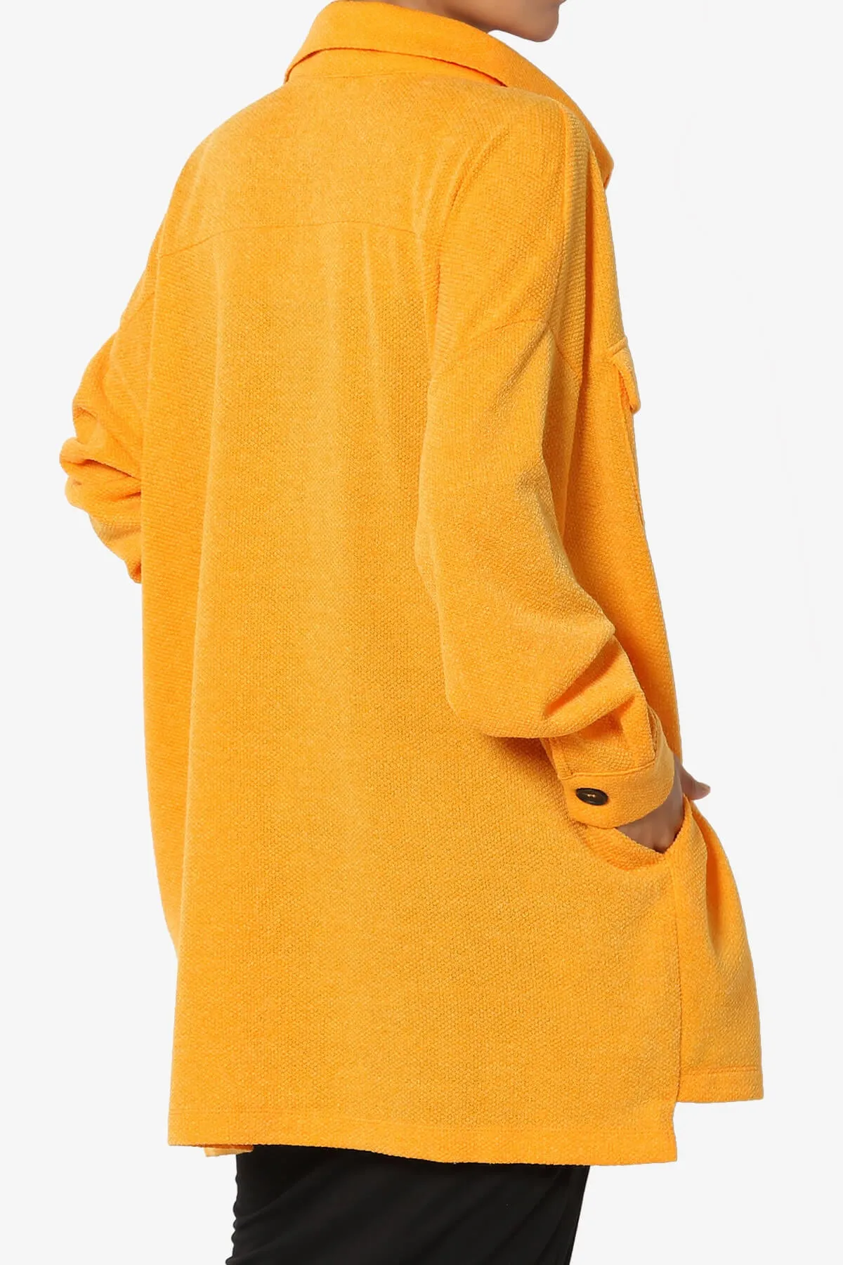 Matryx Jacquard Oversized Shirts Shacket PLUS