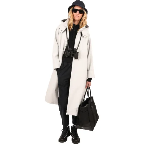 Maxi Rain Coat, Ivory
