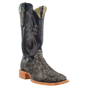 MENS GREY SUEDE PYTHON R WATSON BOOTS