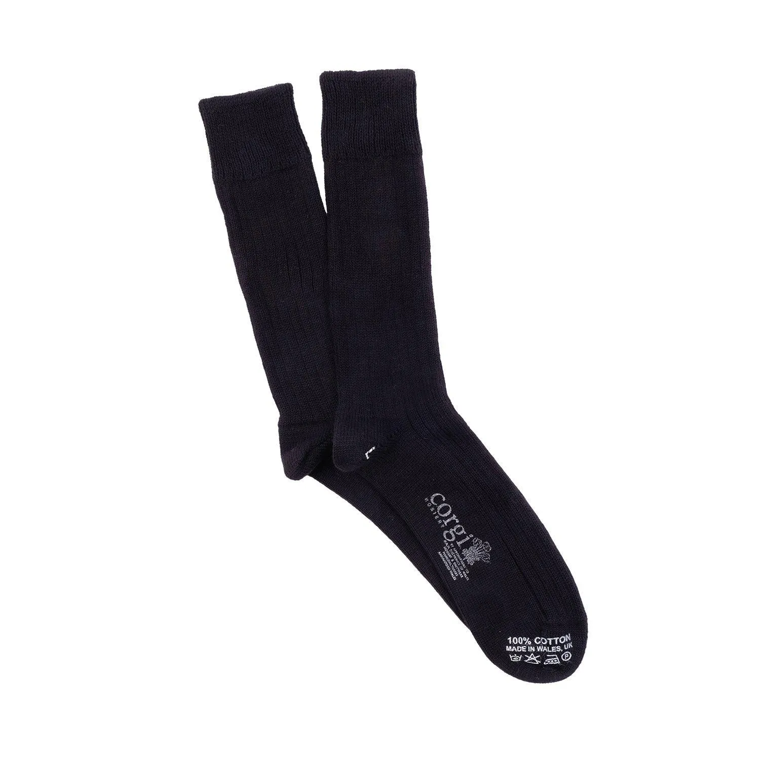 Men's Pure Cotton Marl Boot Socks