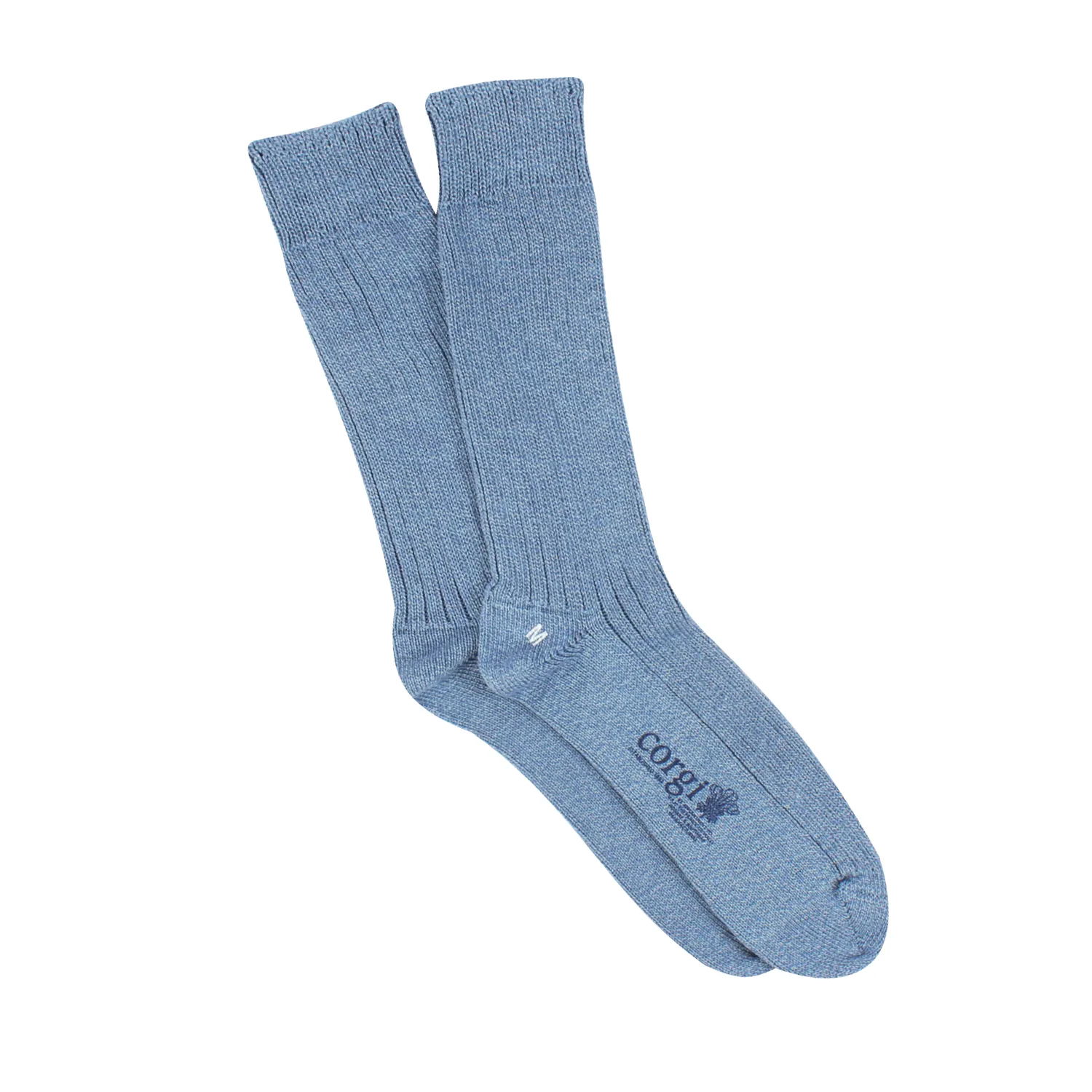 Men's Pure Cotton Marl Boot Socks