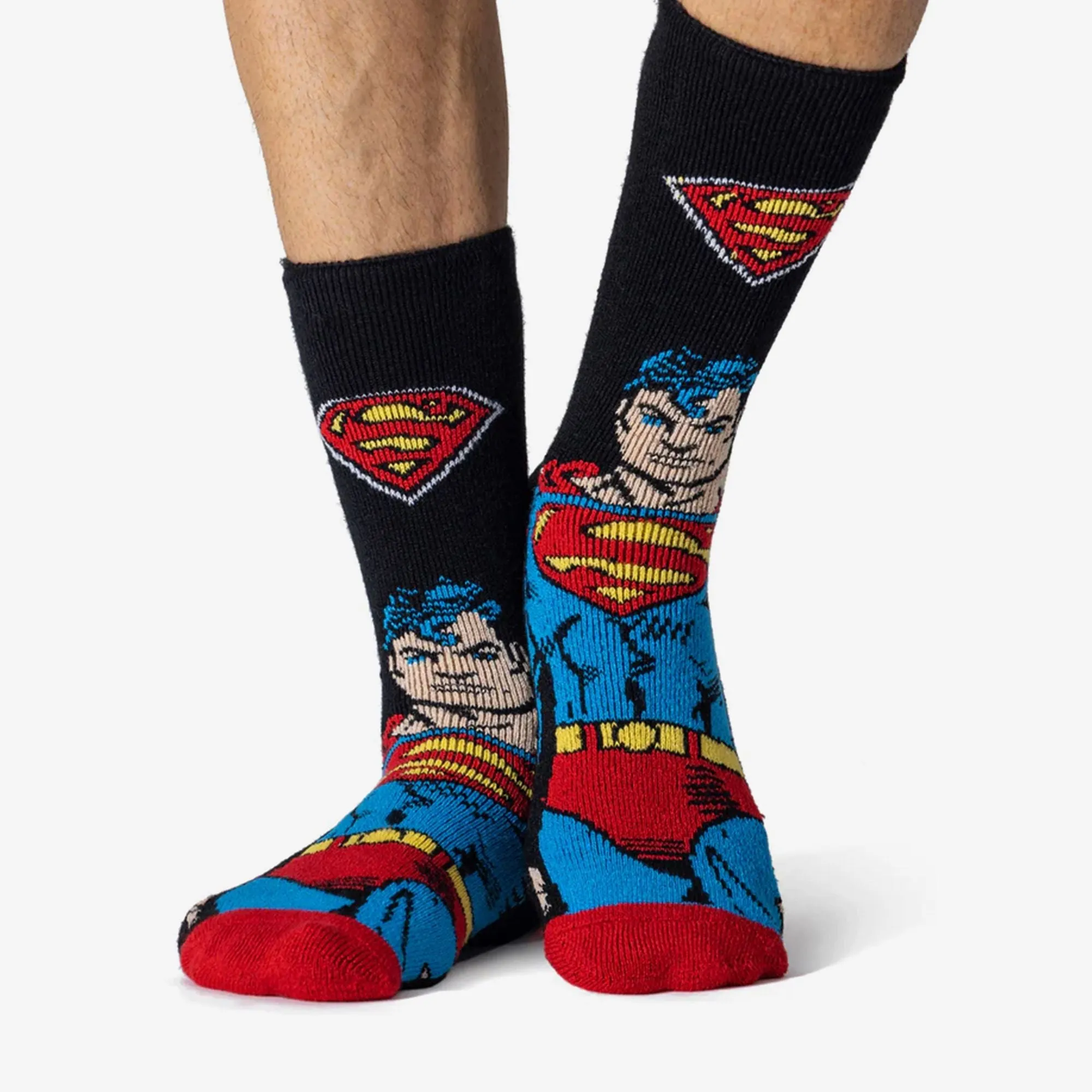 Mens Superman Novelty Lightweight Thermal Socks