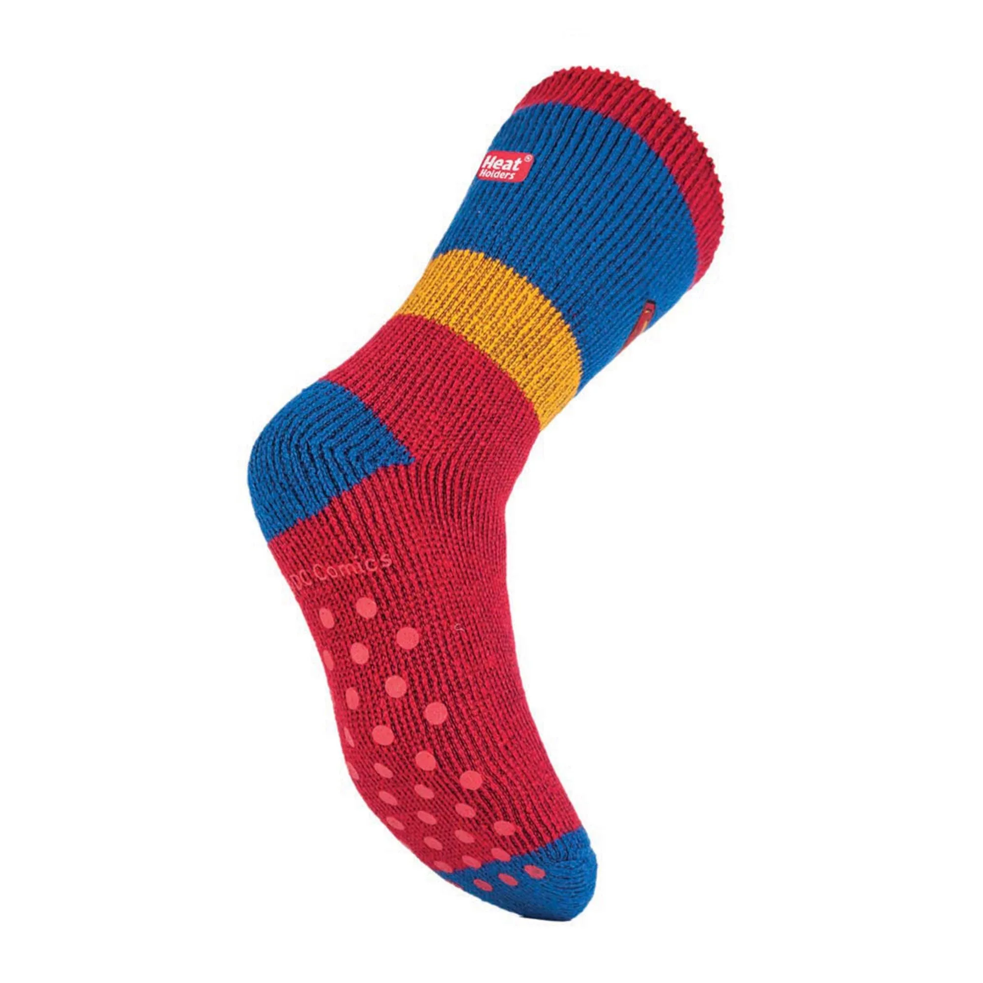 Mens Superman Novelty Thermal Slipper Socks