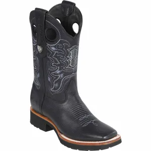 Men's Wild West Genuine Leather Ranch Toe Boots 2823E27