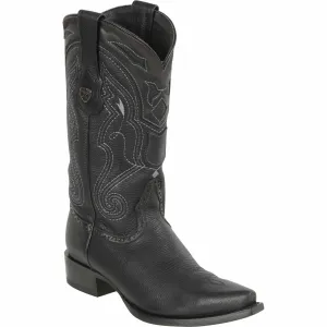 Men's Wild West Genuine Leather Snip Toe Boots 29427