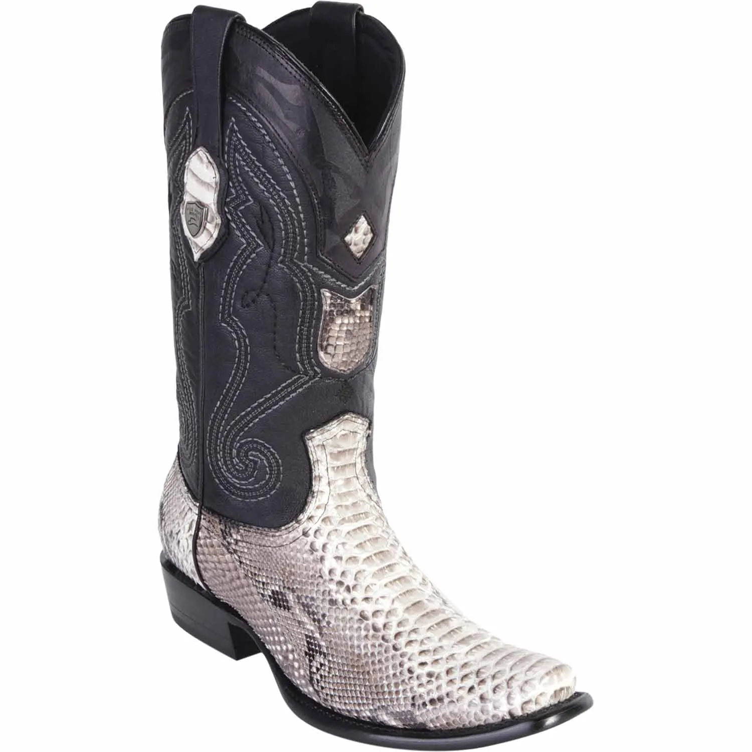 Men's Wild West Python Skin Dubai Toe Boots 27957