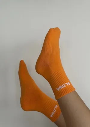 Mini Crew Socks Orange