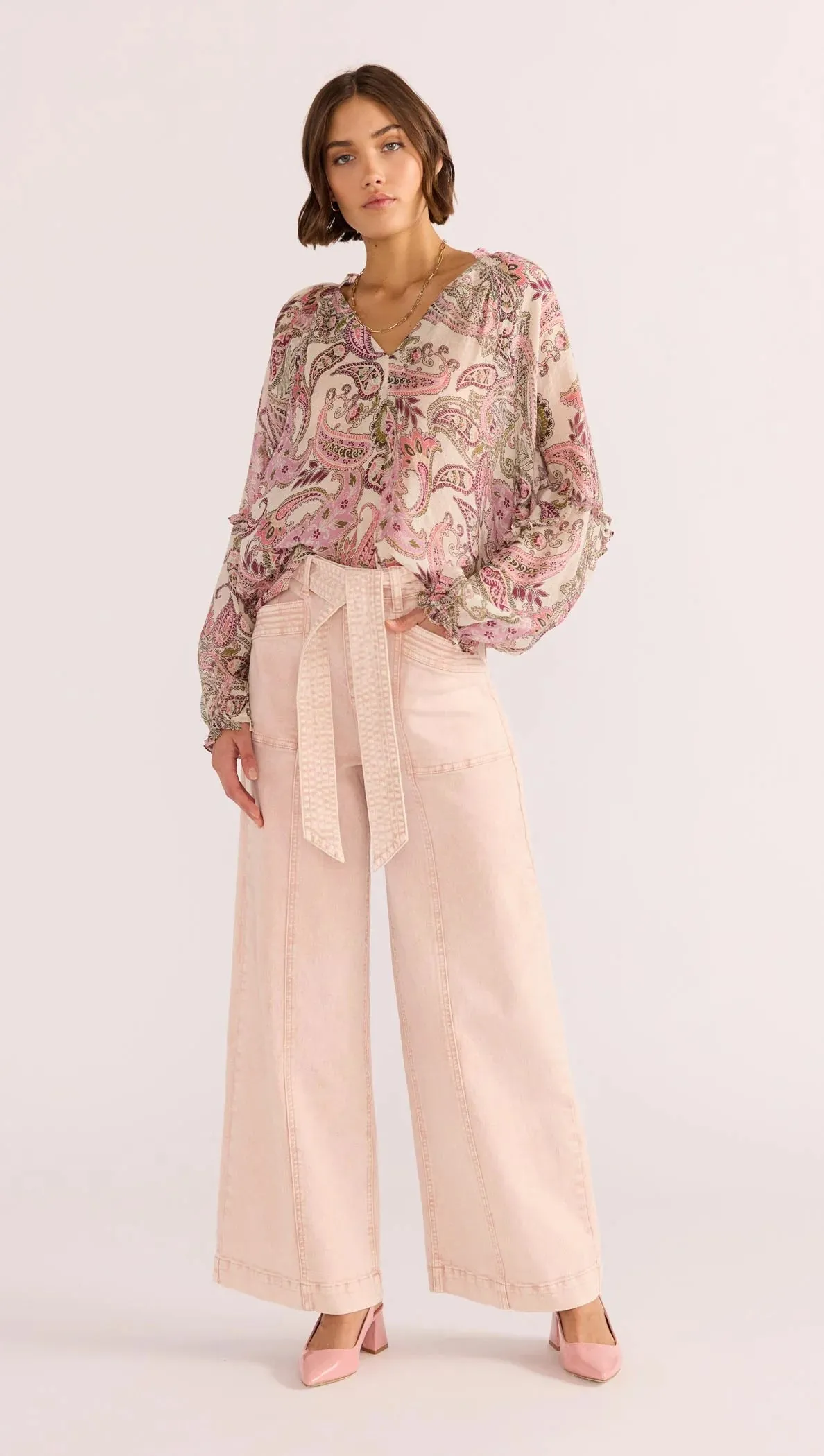 MINKPINK | Cadence Long Sleeve Blouse