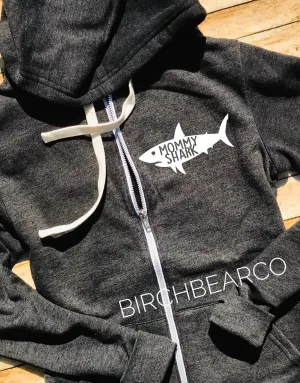 Mommy Shark Hoodie - Mom Hoodie - Funny Sweatshirt -