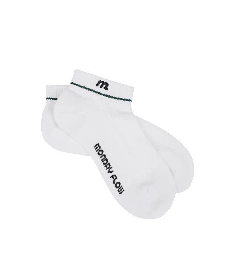 Monday Flow Short Sports Socks - Green
