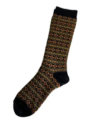 Montage Alpaca Socks in Black - Medium