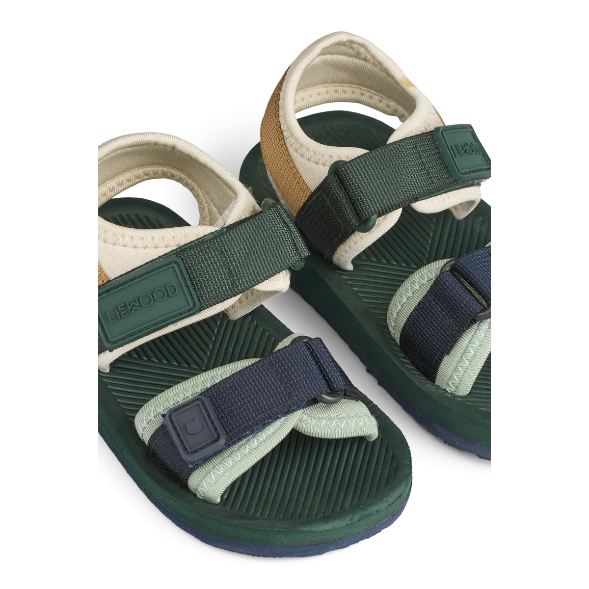 Monty Sandals Hunter Green mix
