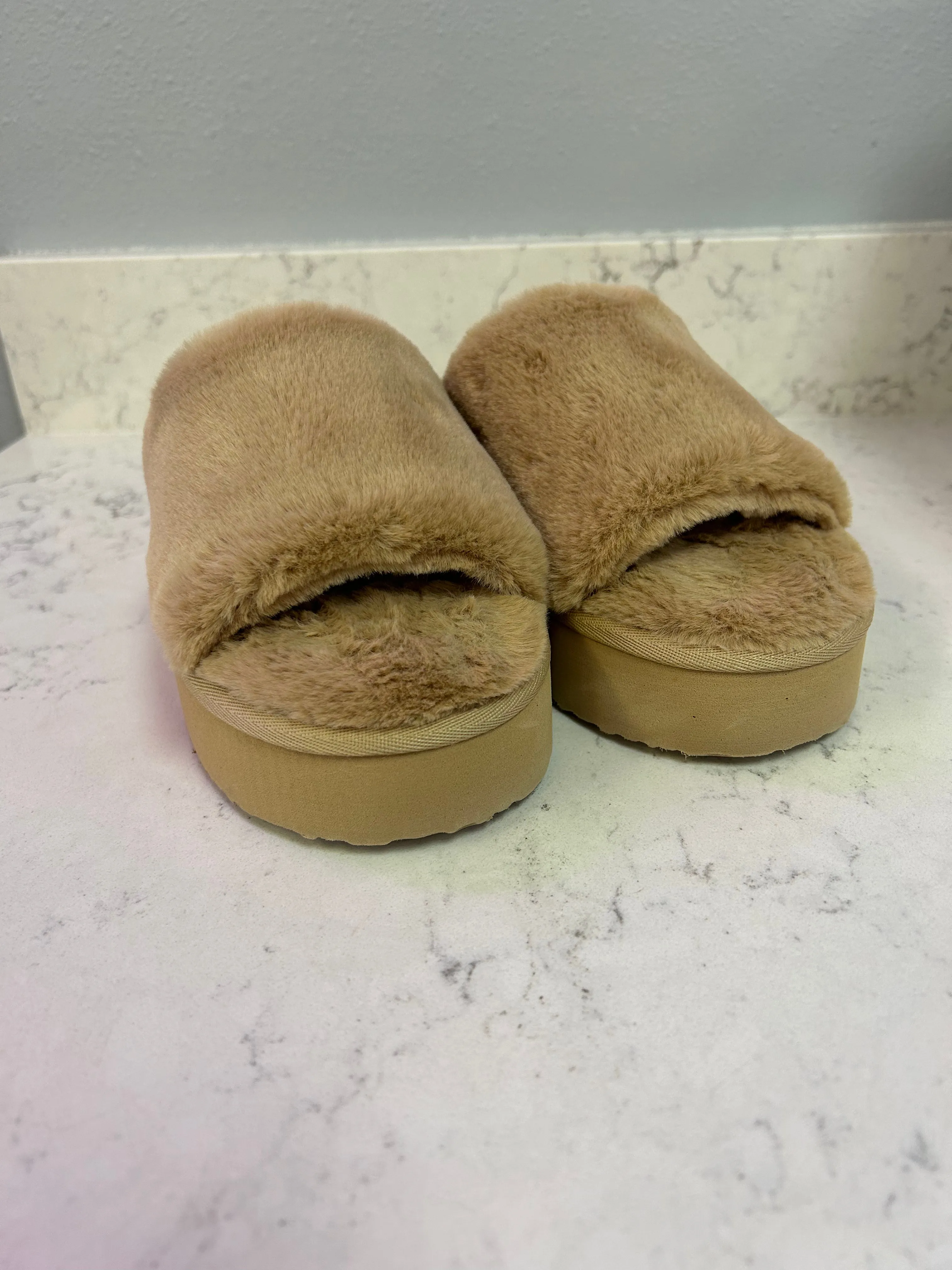 Muk Luks "Platform Slide Slippers"