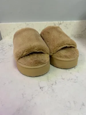 Muk Luks "Platform Slide Slippers"