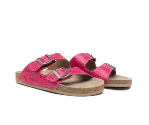 Myra Vibrant Heart Hand Tooled Sandals