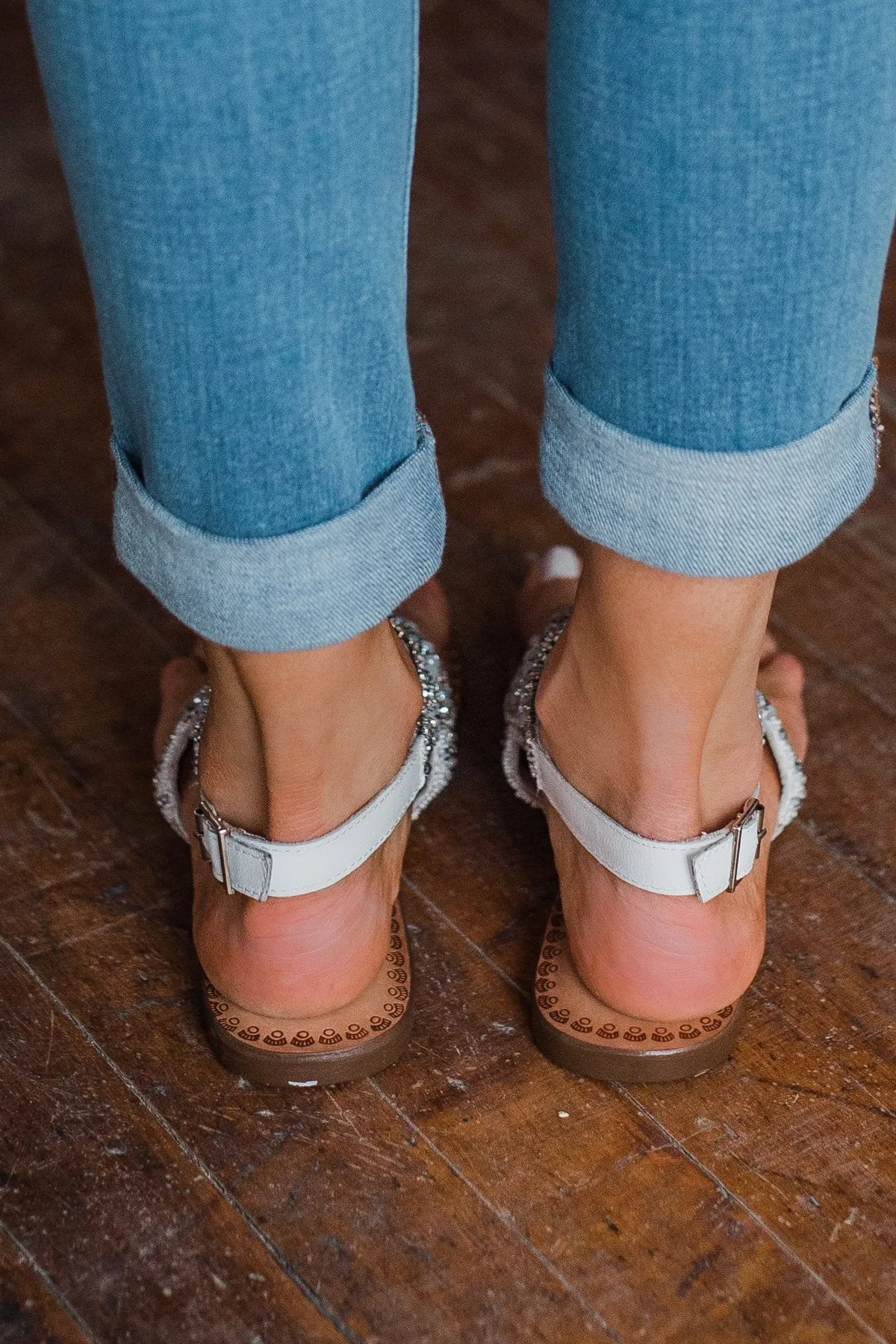 Naughty Monkey Ice Berg Sandals- White