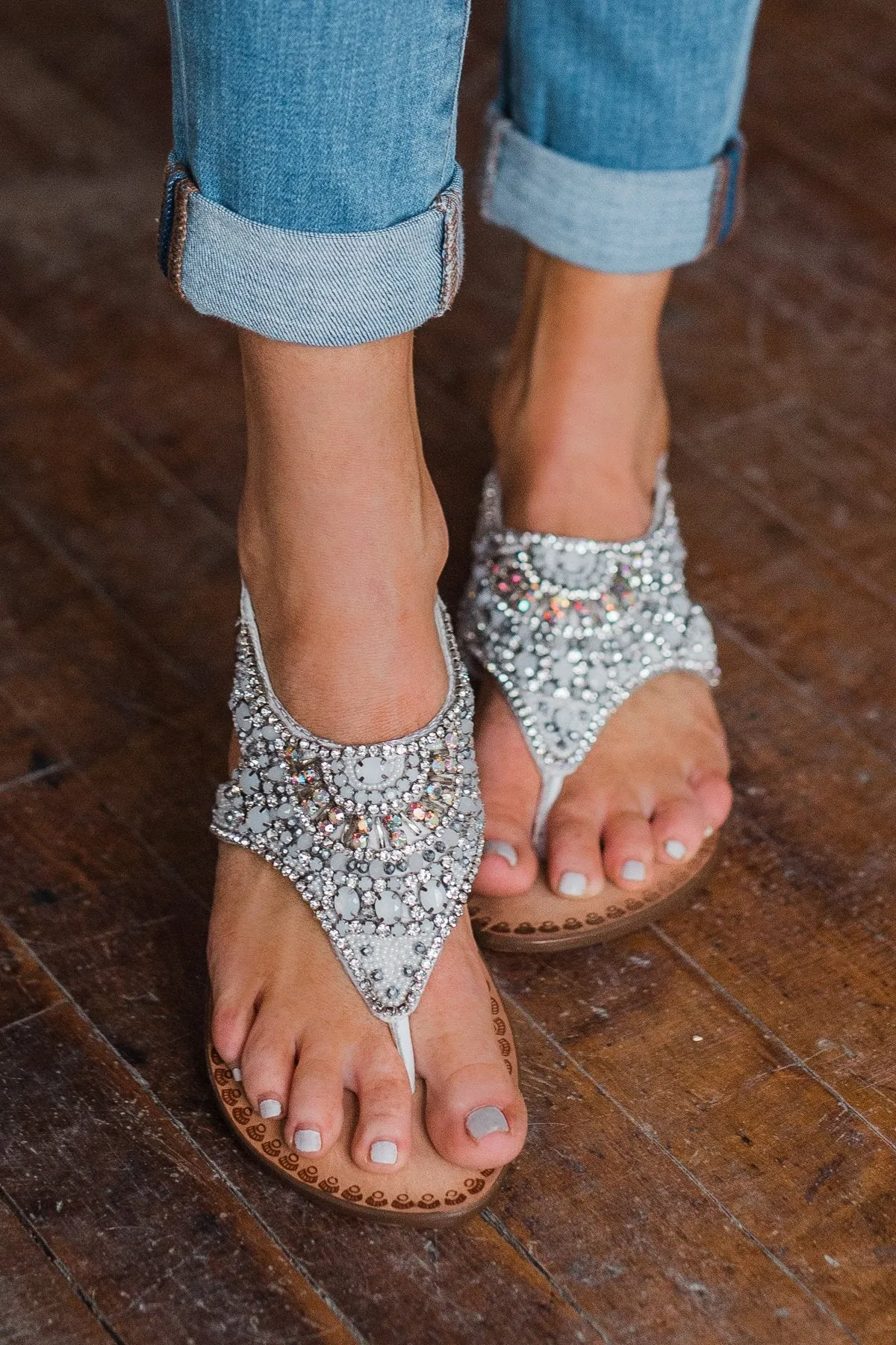 Naughty Monkey Ice Berg Sandals- White