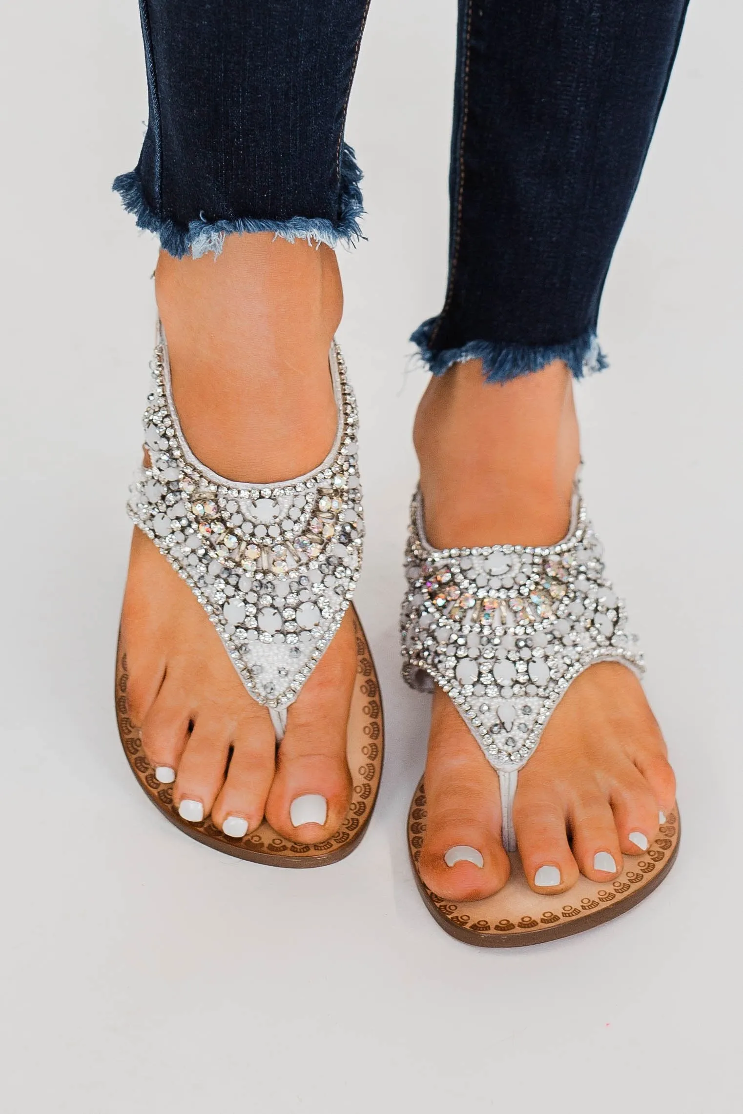 Naughty Monkey Ice Berg Sandals- White
