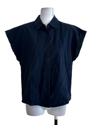 Navy Blue Plain Top