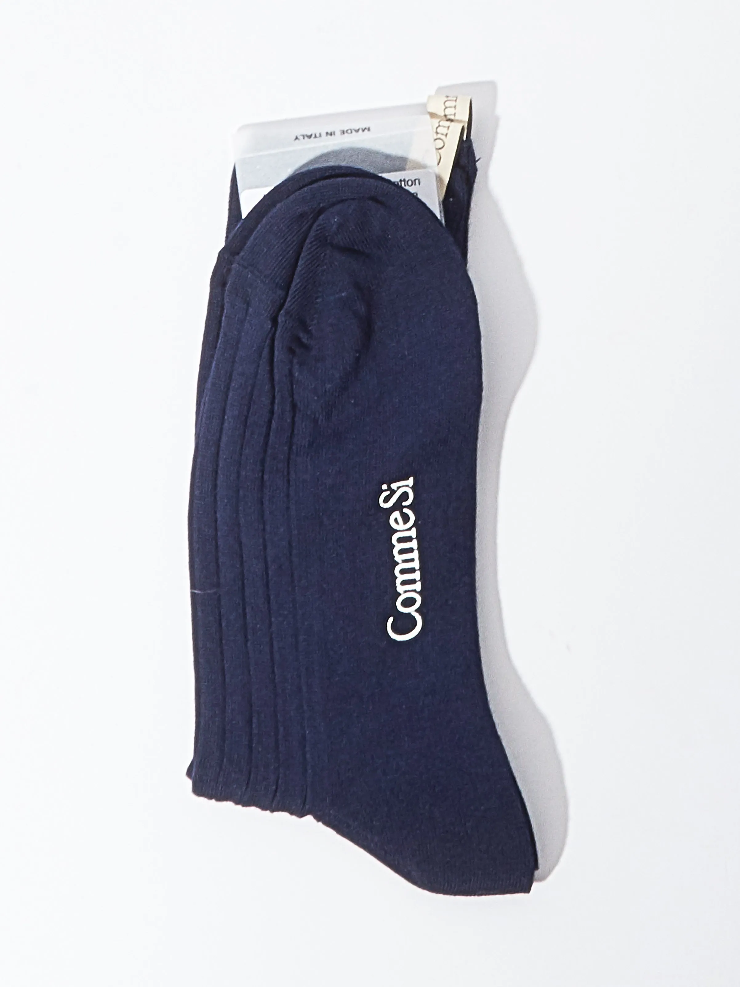 Navy The Yves Sock