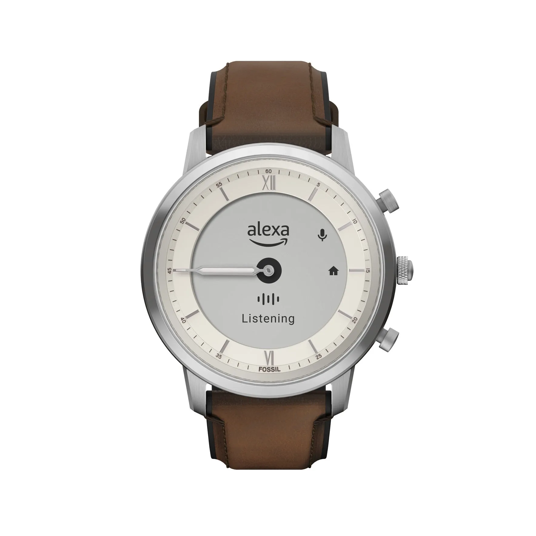 Neutra Gen 6 Hybrid Smartwatch Medium Brown Leather