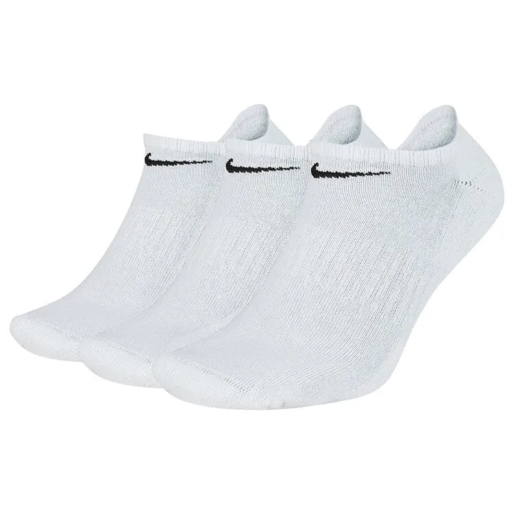 Nike Cushioned Trainer No Show Golf Socks 3 Pack