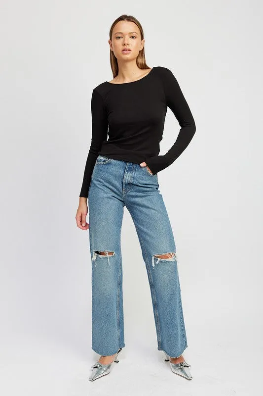 Open Back Top