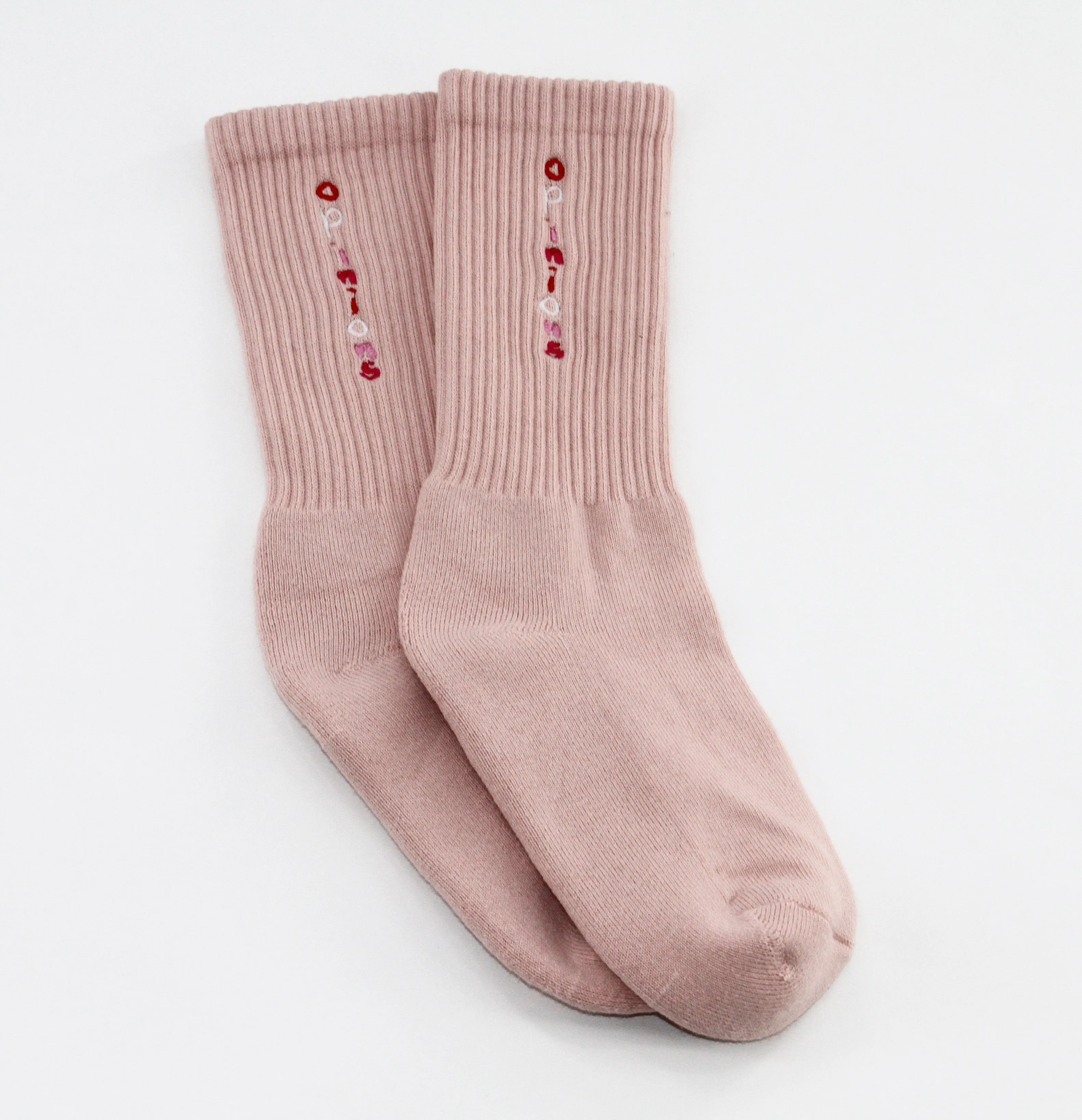 Opinions Logo  2-Pack Mystery Socks (Lt.Pink)
