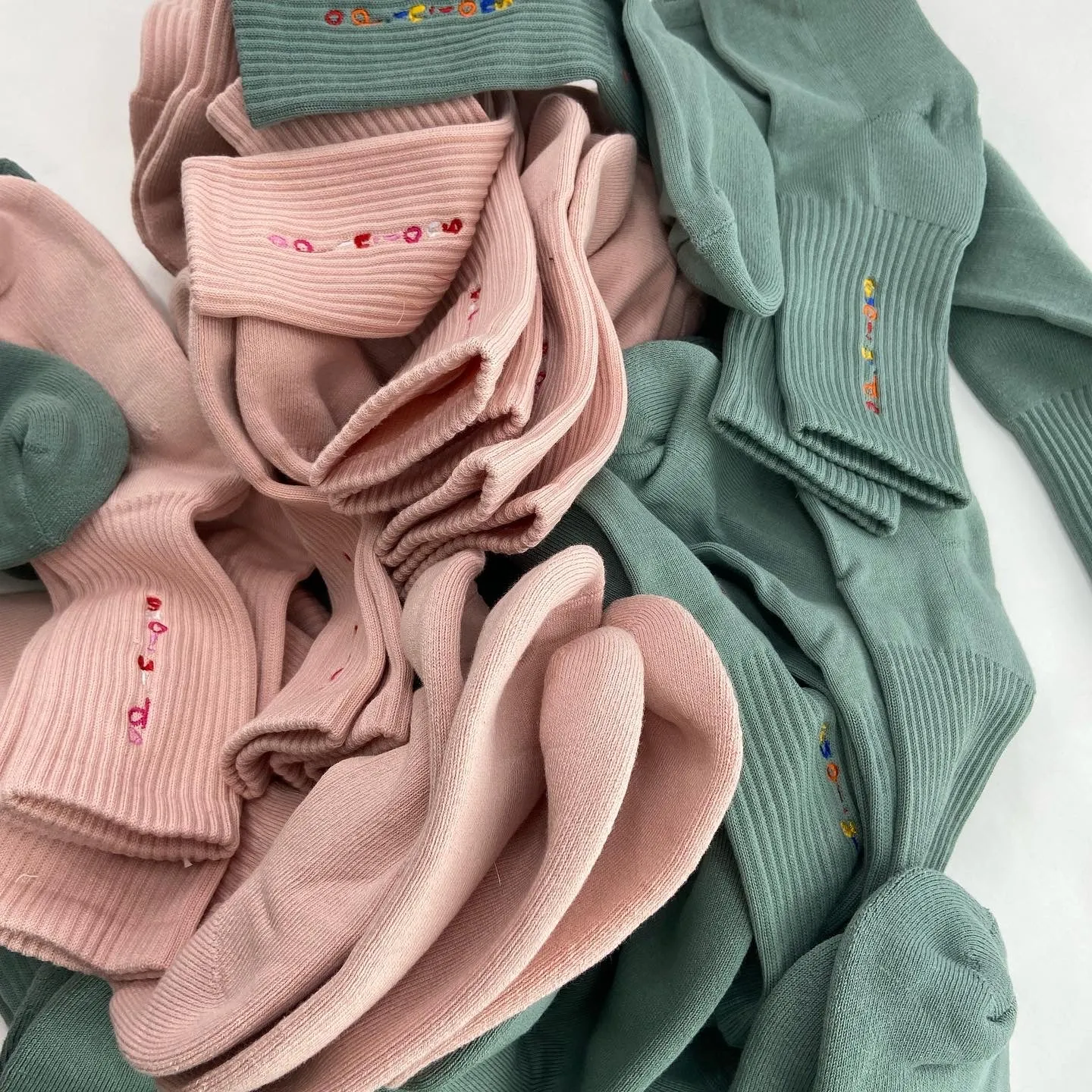 Opinions Logo  2-Pack Mystery Socks (Lt.Pink)