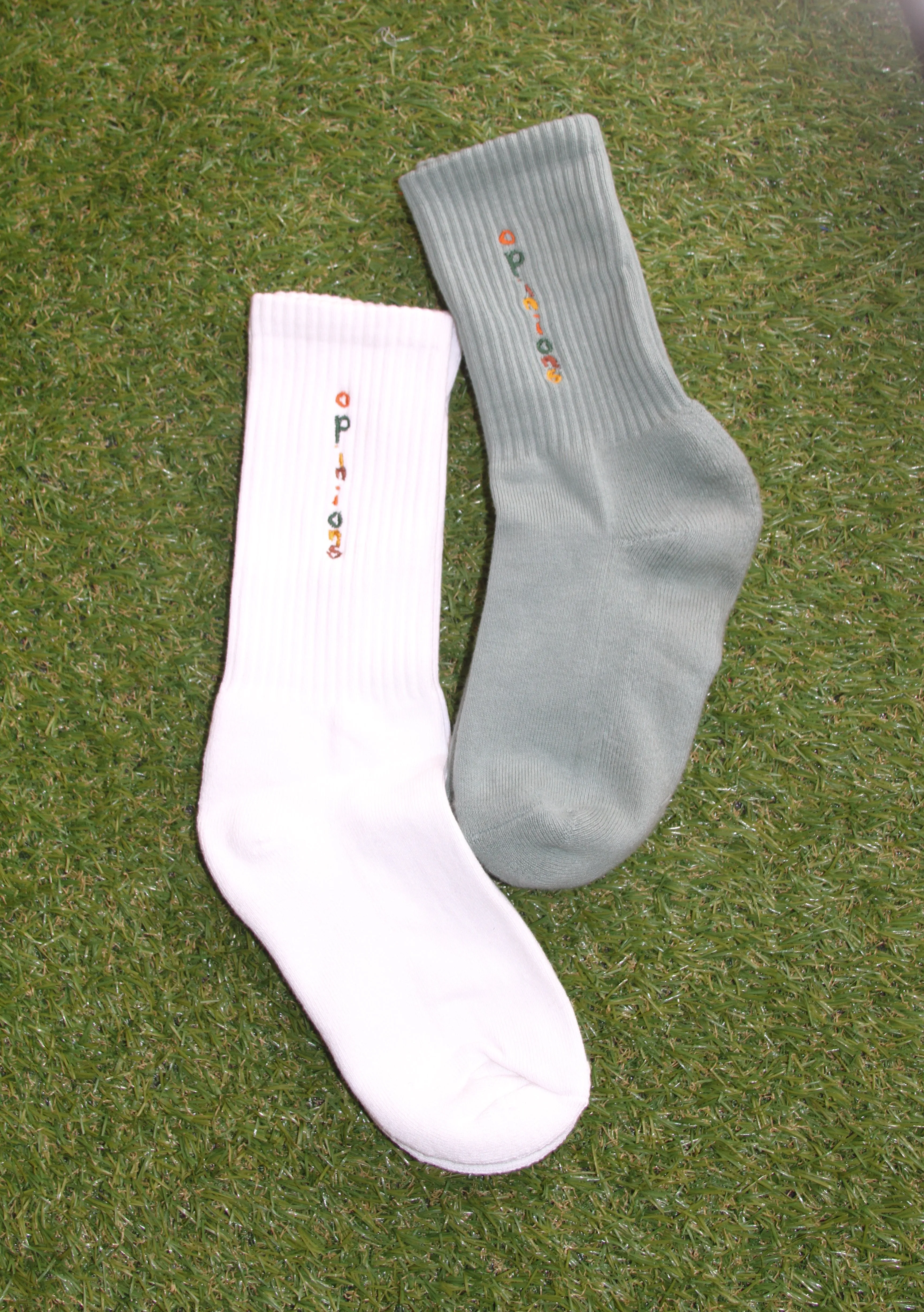Opinions Logo  2-Pack Mystery Socks (Lt.Pink)