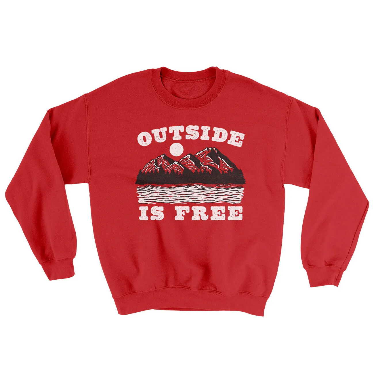 Outside Is Free Ugly Sweater