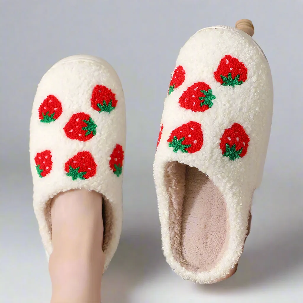 Paloma Strawberry Slippers