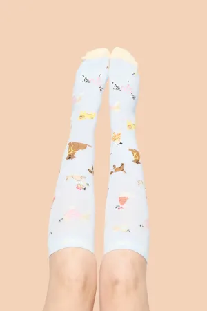 Parisian Pups Bamboo Compression Socks