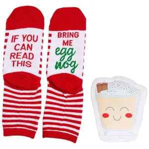 Pearhead Christmas Sock & Toy Gift Set