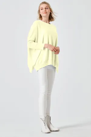 Pima Cotton Oversized Crewneck Knit