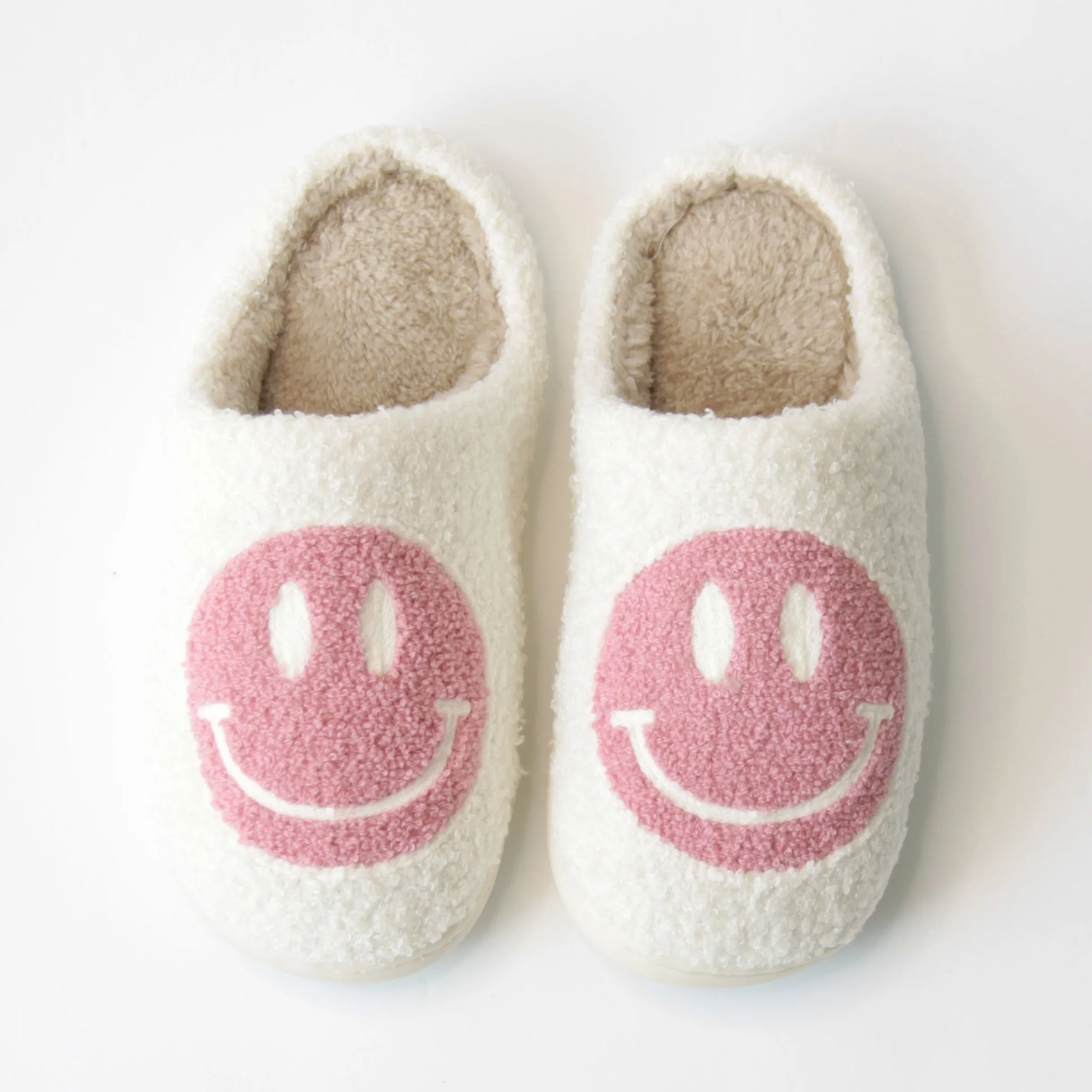 Pink Happy Slippers