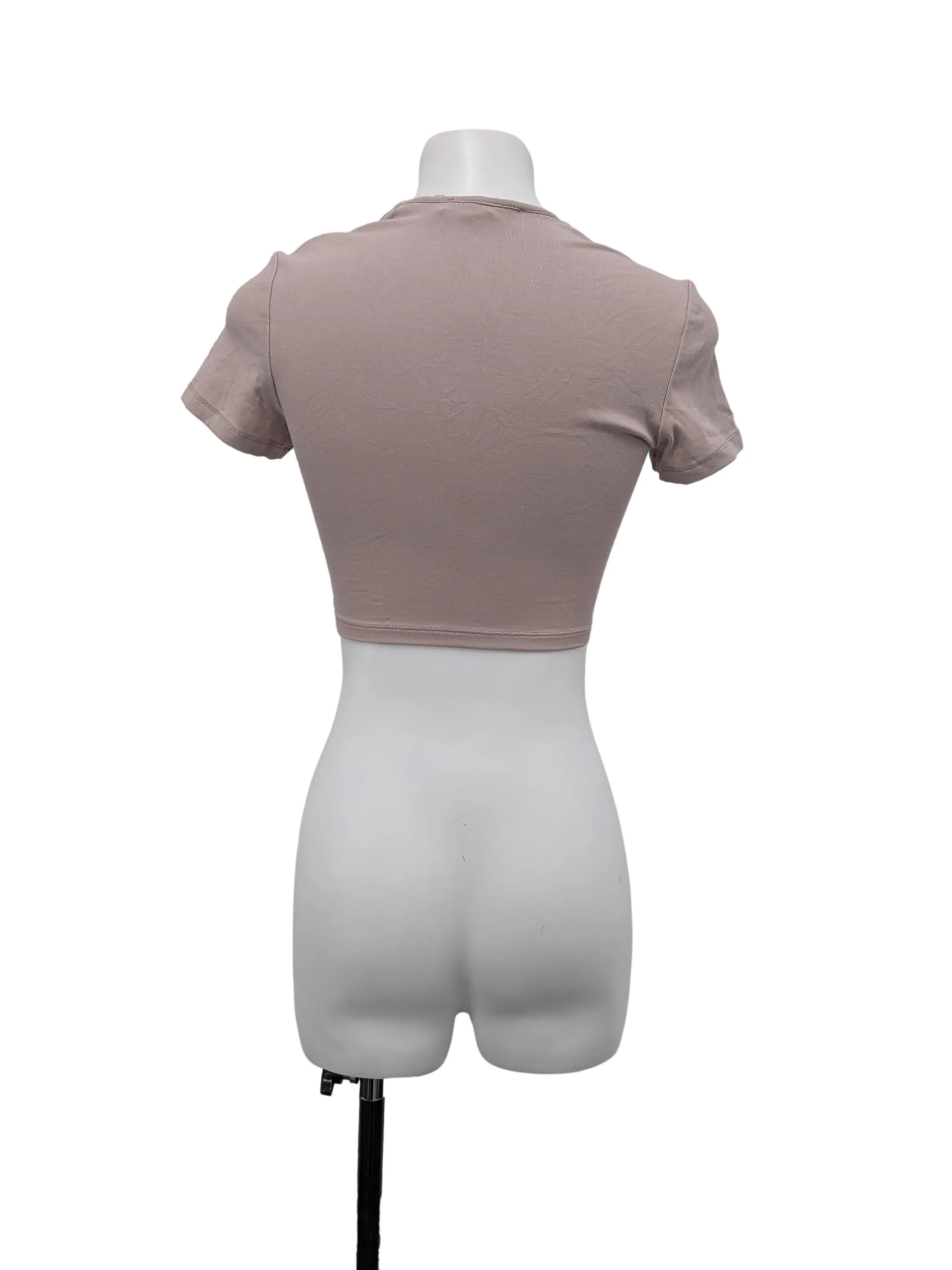 Pink Square Neck Blouse