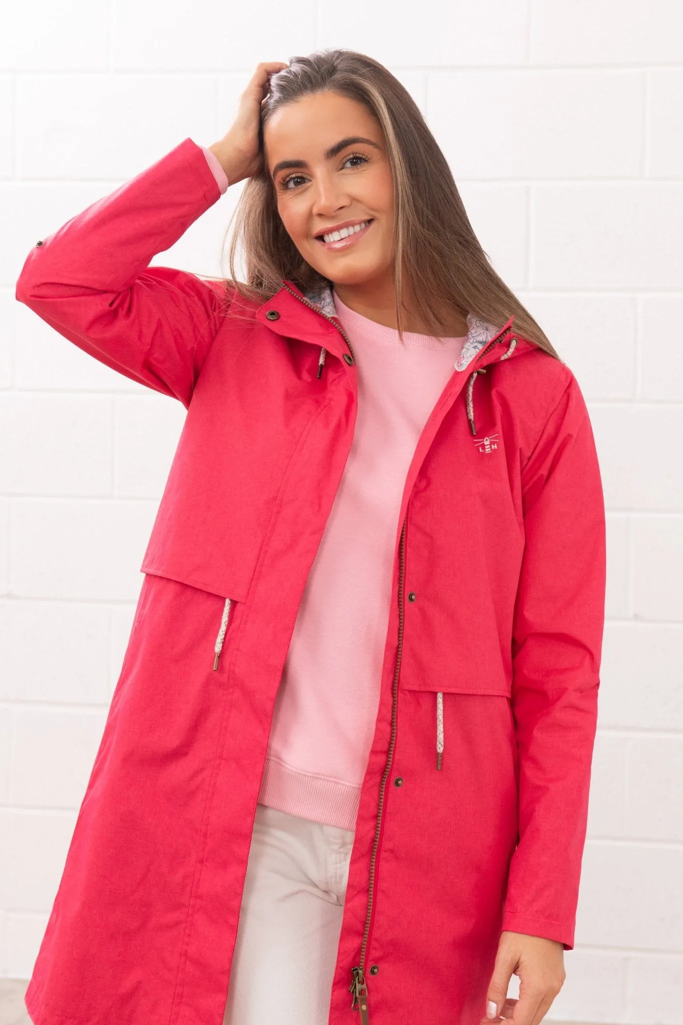 Pippa Coat - Raspberry