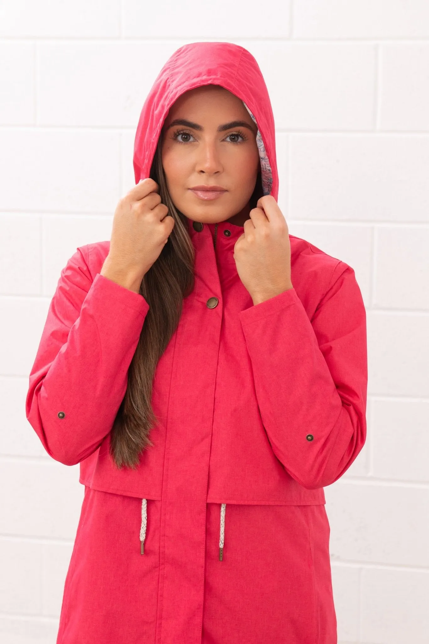 Pippa Coat - Raspberry
