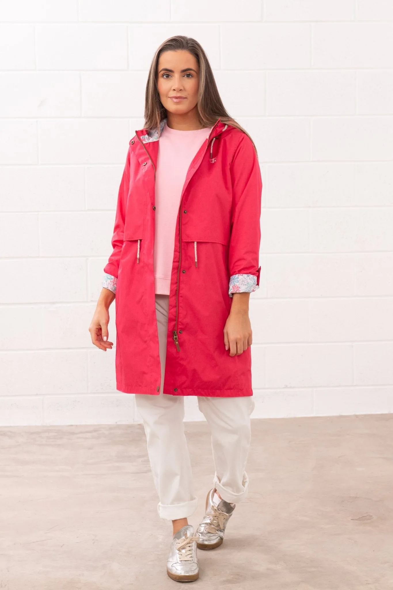 Pippa Coat - Raspberry