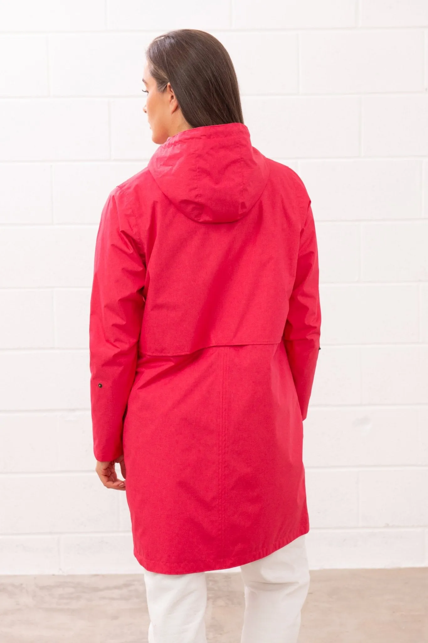 Pippa Coat - Raspberry