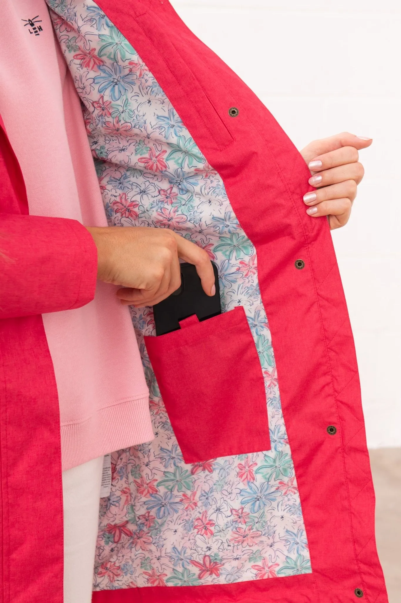 Pippa Coat - Raspberry