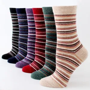 Plain Six Color Mens Dress Socks - Premium Cotton formal socks with Soft Elastic - 6 Pack Bundle