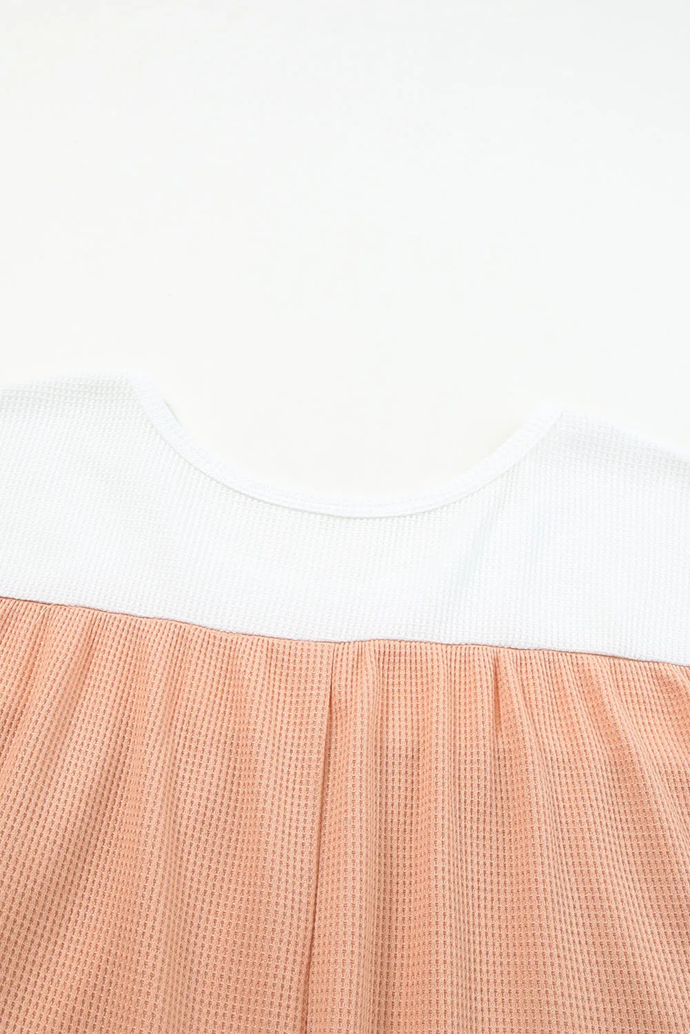 Plus Ruffle Leopard Waffled Top