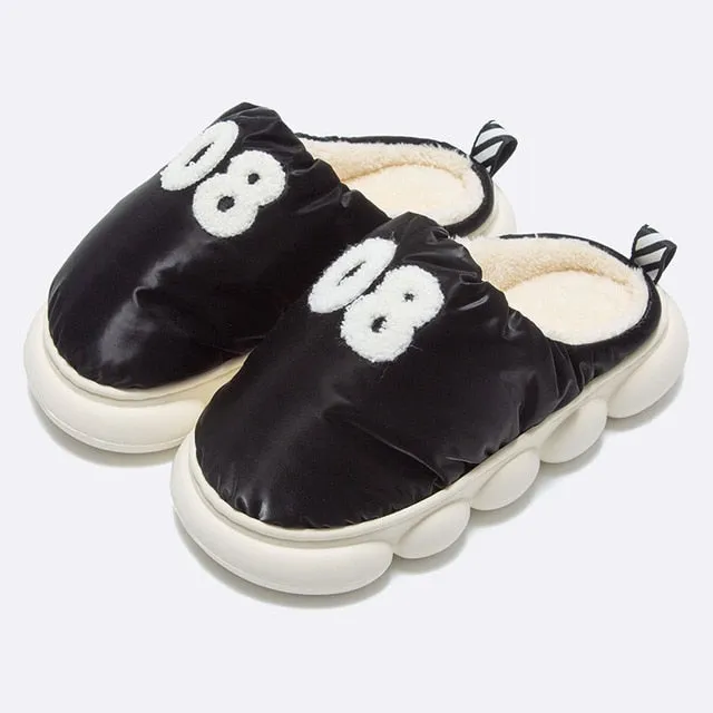 Plush warm Cozy indoor Slippers Couple winter Shoes