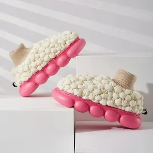 Plush warm Cozy indoor Slippers Couple winter Shoes