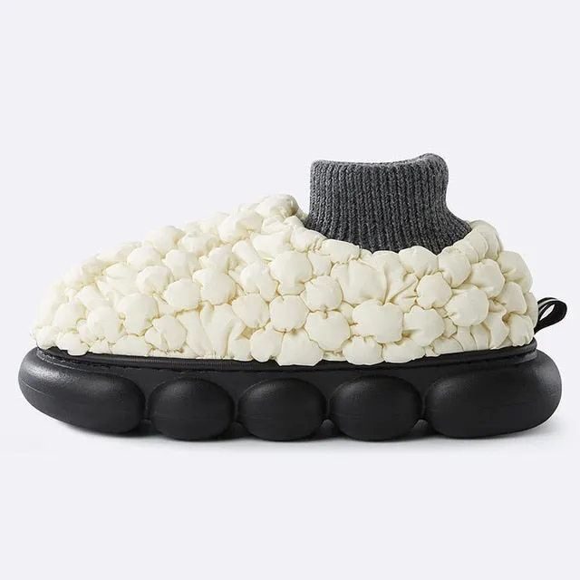 Plush warm Cozy indoor Slippers Couple winter Shoes