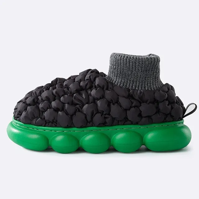 Plush warm Cozy indoor Slippers Couple winter Shoes