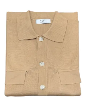 Pure Cotton Over Shirt - Sand